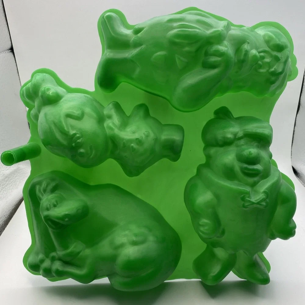 Vintage 80s GIANT JELLO / GUMMY MOLD FLINSTONES - HANNA-BARBERA - FRED BARNEY